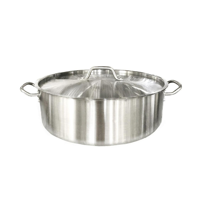 Nella 20 Qt. Stainless Steel Brazier with Cover - 80428