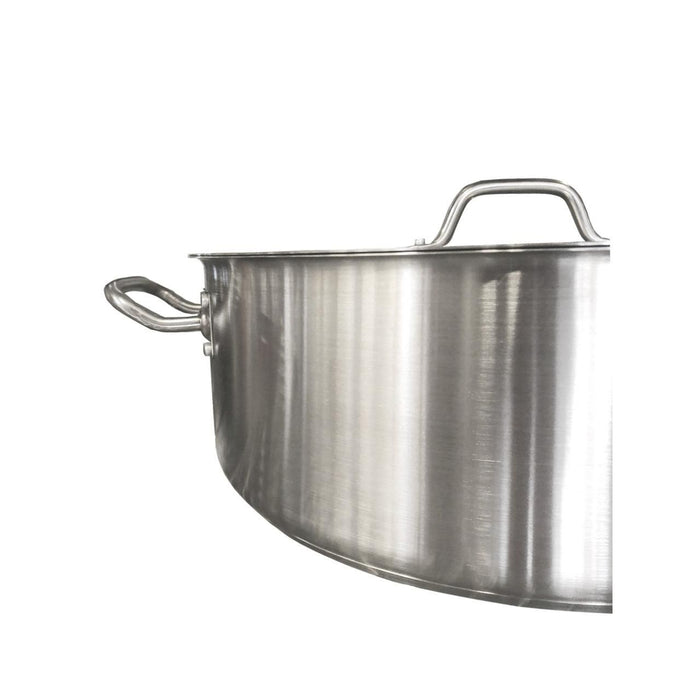 Nella 30 Qt. Stainless Steel Brazier with Cover - 80430