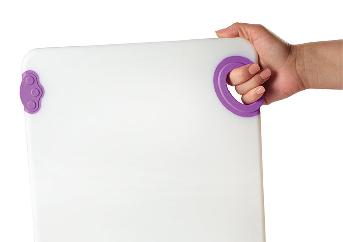 Winco CBN-1520RD 15" x 20" x 0.5" Statik Board Cutting Board - Red