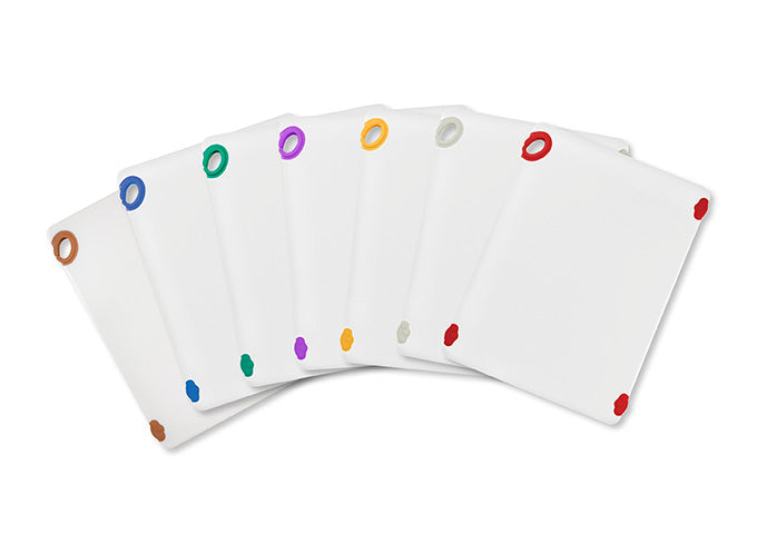 Winco CBN-1520RD 15" x 20" x 0.5" Statik Board Cutting Board - Red