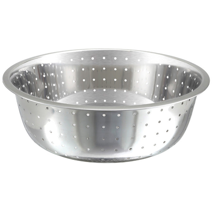 Winco CCOD-15L 15" Stainless Steel Chinese Style Colander Without Base