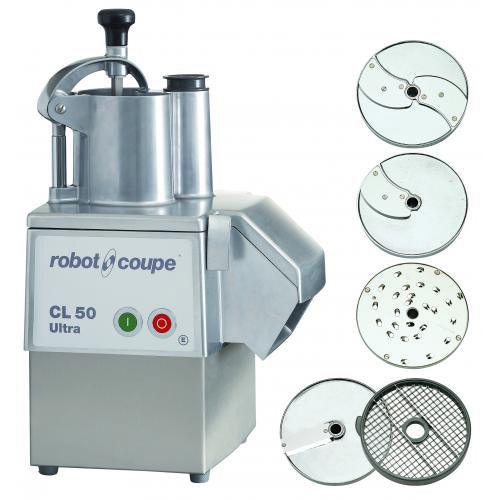 Robot Coupe CL50 Ultra Pizza Vegetable Preparation Machine With 5 Discs- 1.5 Hp / 120V