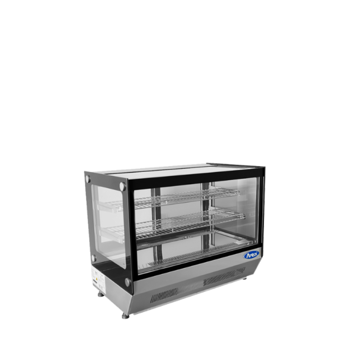 Atosa 27.6" CRDS-42 Full Service Countertop Refrigerated Display Case - 4.2 Cu. Ft.