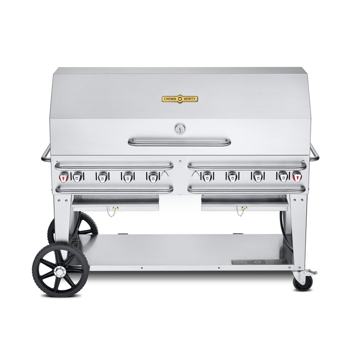 Crown Verity CV-RCB-60-1RDP 60" Rental Grill with Dome Package - Liquid Propane
