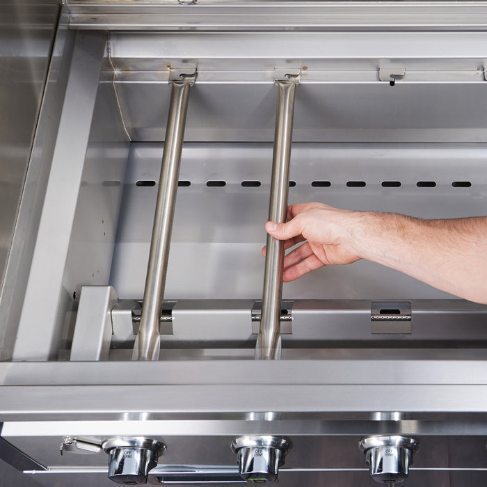 Crown Verity CV-RCB-60RDP 60" Rental Grill with 2 Domes - Liquid Propane