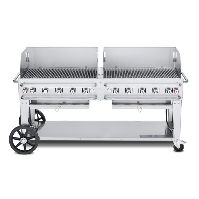 Crown Verity CV-RCB-72WGP 72" Rental Grill with Windguard Package - Liquid Propane