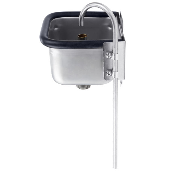 Nemco 77316-7A 7" Stainless Steel Ice Cream Dipper Well and Faucet Set