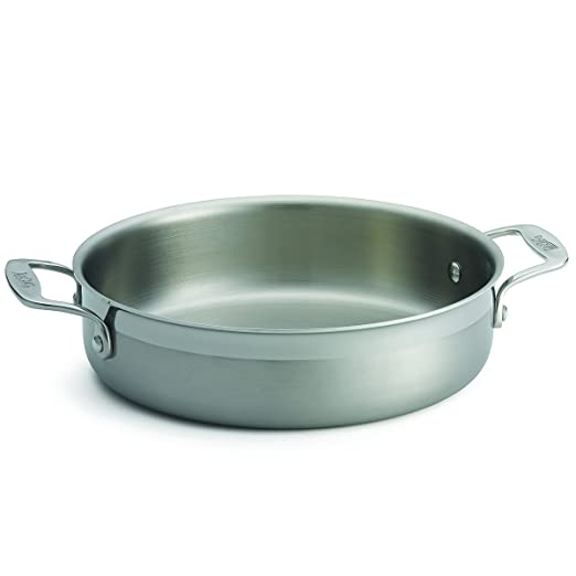 TableCraft CW7010 3 Qt. Tri-Ply Brazier Pan with 2 Loop Handles