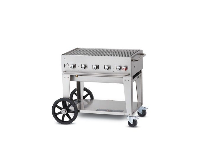 Crown Verity CV-MCB-36NG 36" Mobile BBQ Grill - Natural Gas