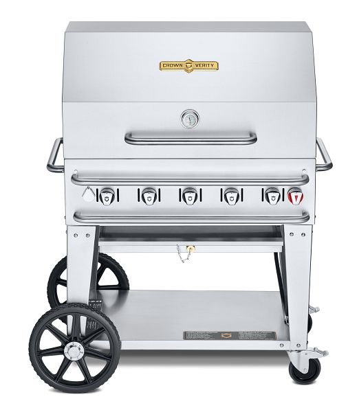 Crown Verity CV-RCB-36RDP 36" Rental Grill with Dome Package - Liquid Propane