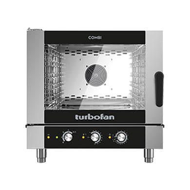 Turbofan EC40M5 31.9" Full Size 5 Tray Manual / Electric Combi Oven