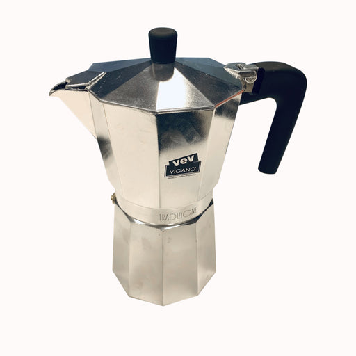 Bialetti Moka Pot express 6 Cups – Black & Milk Frother - 600ml - Espresso  Club Egypt