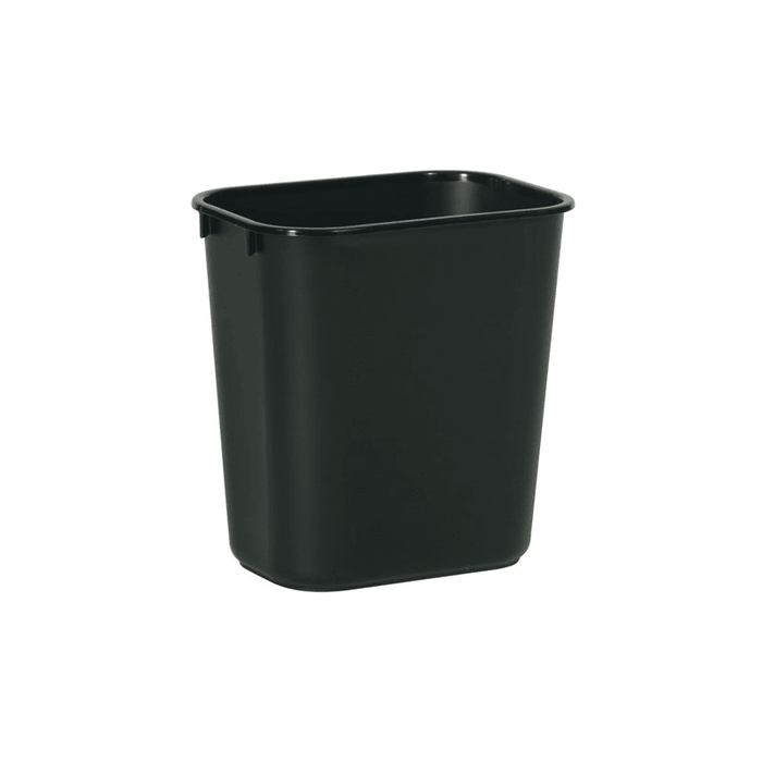 Rubbermaid FG295600BLA 28 Qt. Medium Wastebasket - Black
