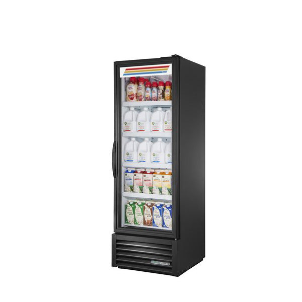 True FLM-27~TSL01 27" Black Glass Door Refrigerated Merchandiser