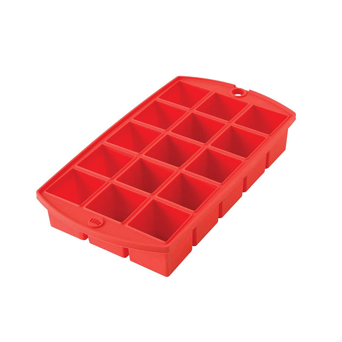Tulz 37099 Silicone Mini Ice Block Tray - Ruby
