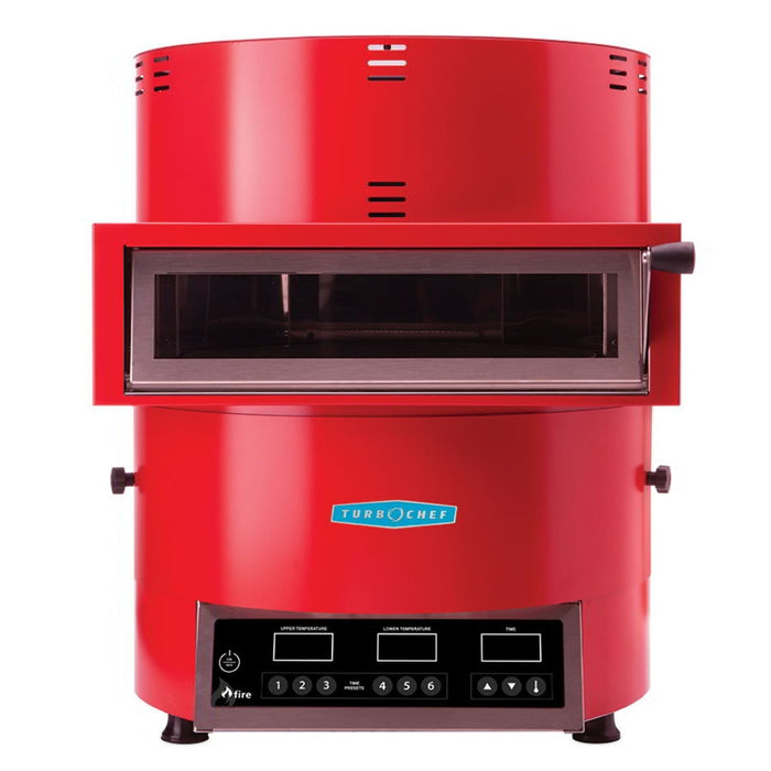 TurboChef FIRE 19" Double Wall Ventless Countertop Electric Pizza Oven - Traffic Red