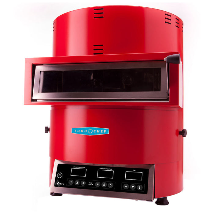 TurboChef FIRE 19" Double Wall Ventless Countertop Electric Pizza Oven - Traffic Red