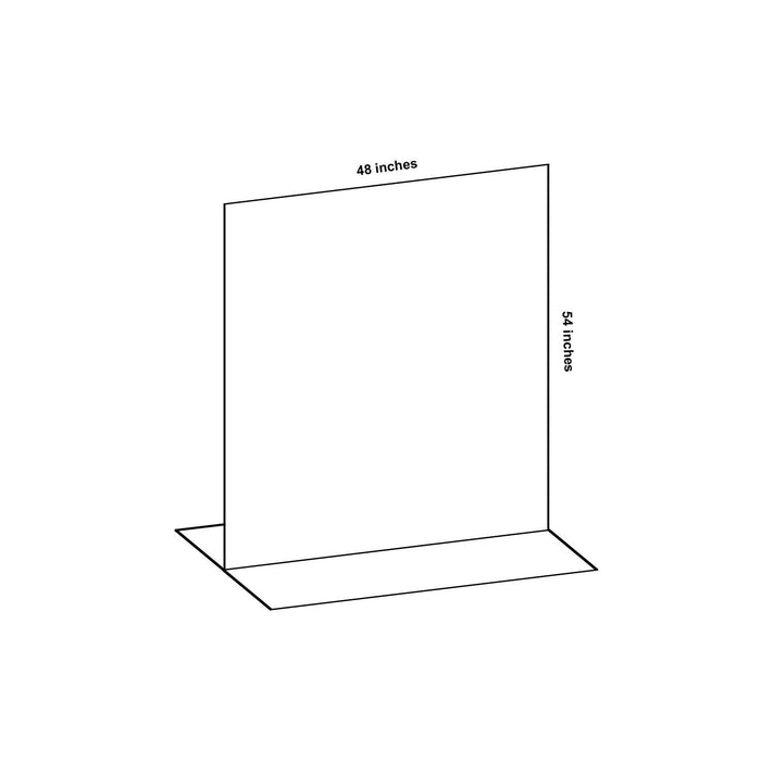 Nella 48" x 54" Acrylic Freestanding Floor Model - FSS4854