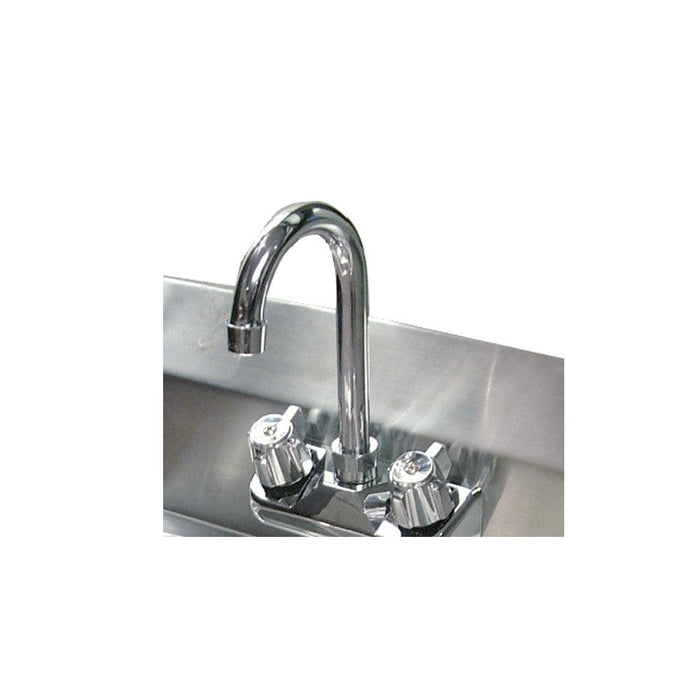 NELLA 23703 FAUCET FOR HAND SINK WITH 4" CENTRE AND 4" GOOSNECK SPOUT