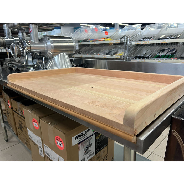 Nella 34.5" x 22.5" Solid Wood Pasta Board with Edge
