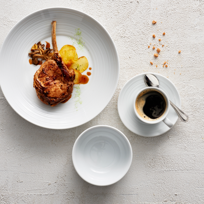 Steelite Royal Porcelain 34.75 Oz. Belisa Deep Round Bowl - 24/Case - 61100ST0126