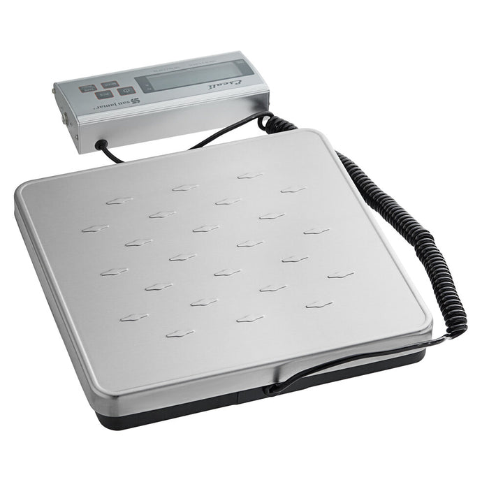 San Jamar SCDG264 Digital Shipping and Receiving Scale with Remote Display 264 lb - Silver