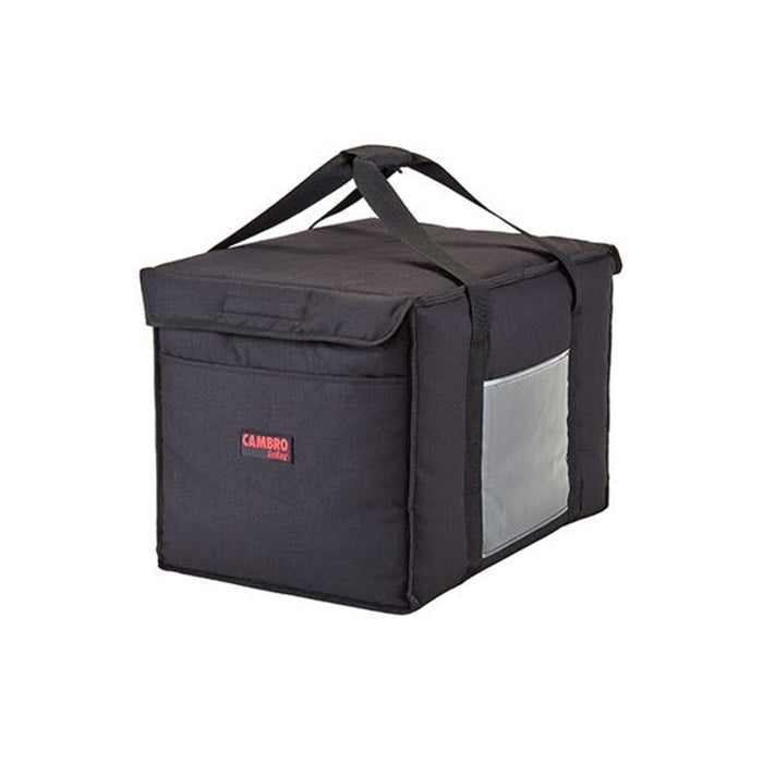 Cambro GBD211414110 14" x 14" x 21" Large Insulated Delivery GoBag - Black