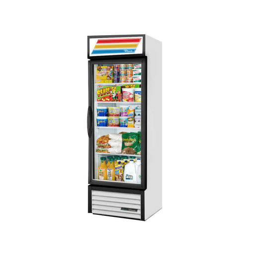 TRUE GDM-19T-HC~TSL01 WHITE REFRIGERATED GLASS DOOR MERCHANDISER