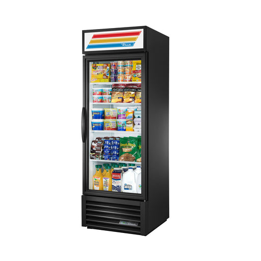 TRUE GDM-23-HC~TSL01 BLK 1 DOOR MERCHANDISER