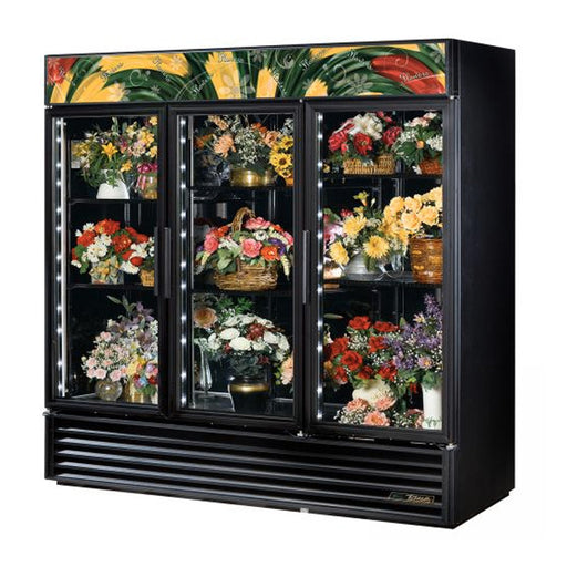 TRUE GDM-72FC-HC-LD 3 DOOR MERCHANDISER