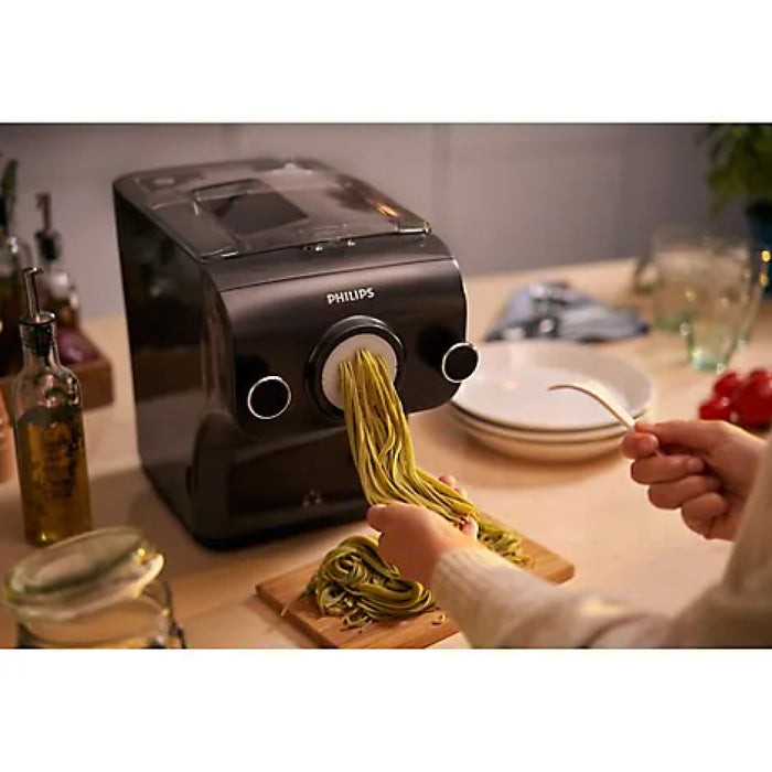 Philips Smart Pasta Maker Plus with Integrated Scale, Black