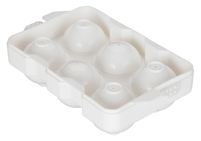 Winco ICCP-6W 6-Compartment Round Ice Cube Tray