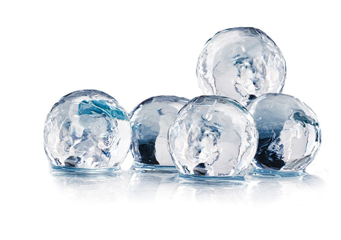 Winco ICCP-6W 6-Compartment Round Ice Cube Tray