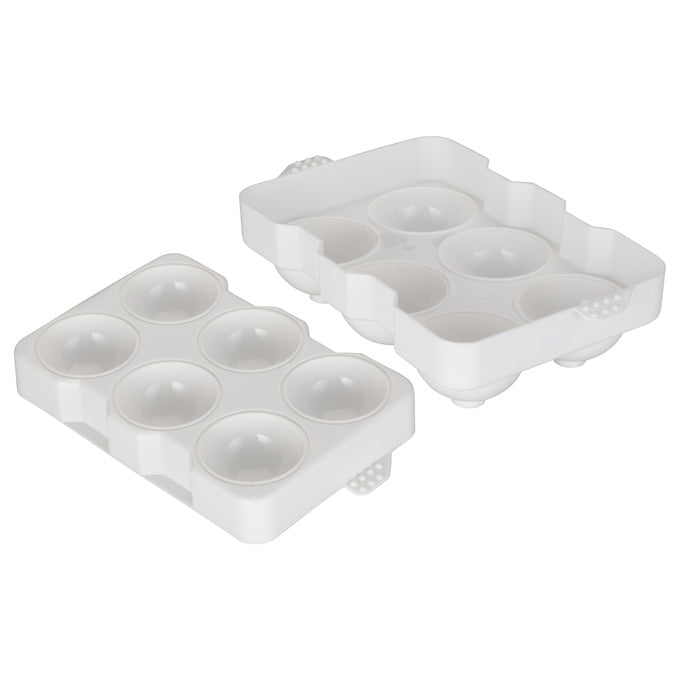 Winco ICCP-6W 6-Compartment Round Ice Cube Tray
