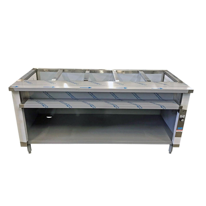 Nella STM72PSE 72” Electric Single Tank Steam Table with 5-Pan - 208V