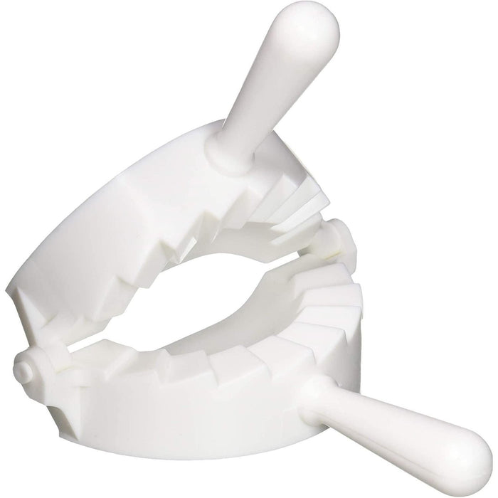 Nella Dough Press Plastic Dumpling Maker - White