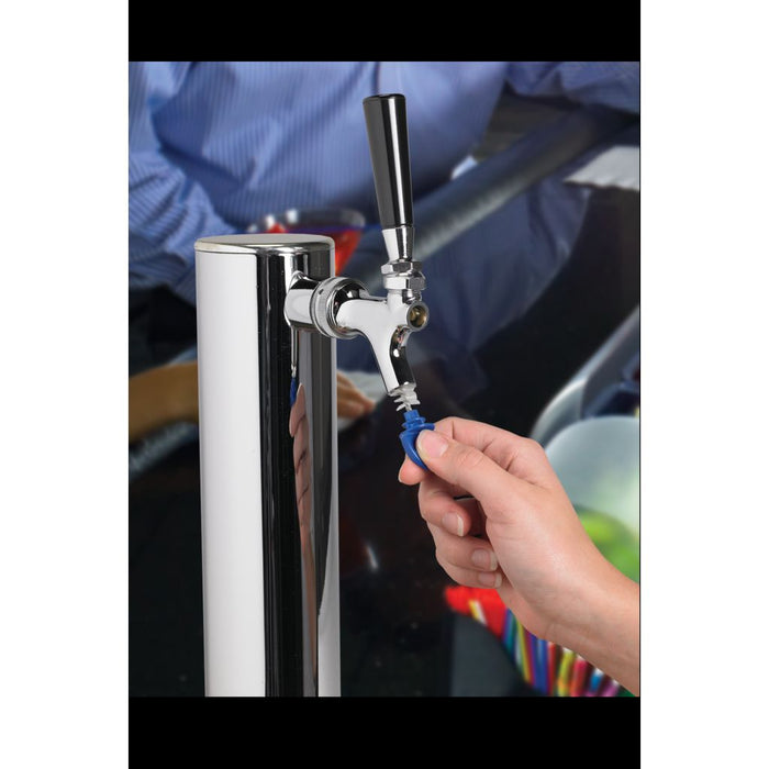 San Jamar KLP200 Kleen Plug 2.25" Beer Tap Plug - 5/Pack