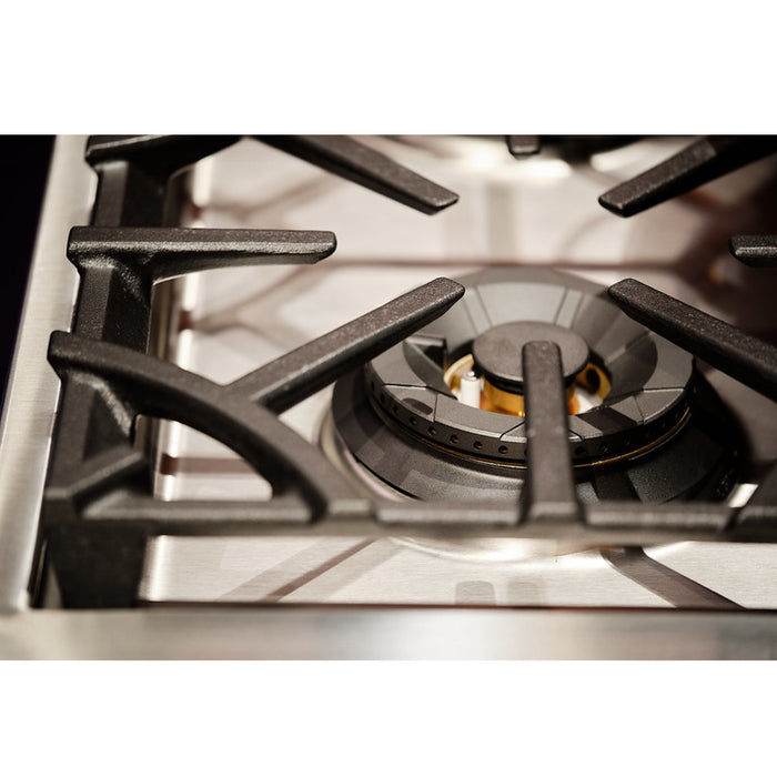 Hestan KRG484GD-NG 48" Natural Gas 4-Burner Range With 24" Griddle - 175,000 BTU
