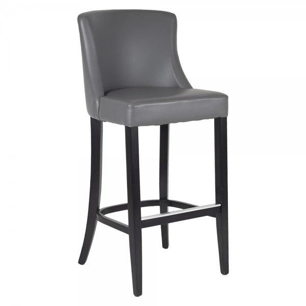 Nella Leon Grey Bar Stool