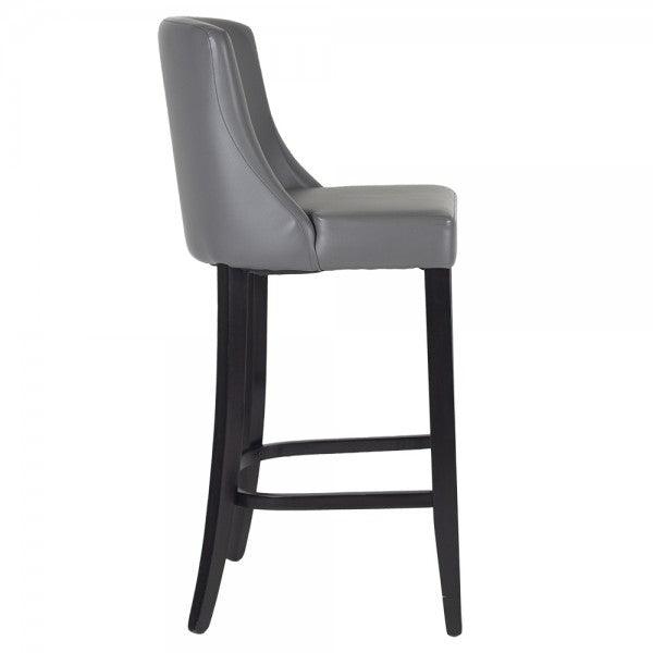 Nella Leon Grey Bar Stool