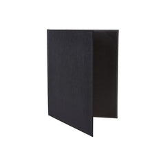 Winco LMD-814BK 8.5" x 14" Two-View Menu Cover - Black