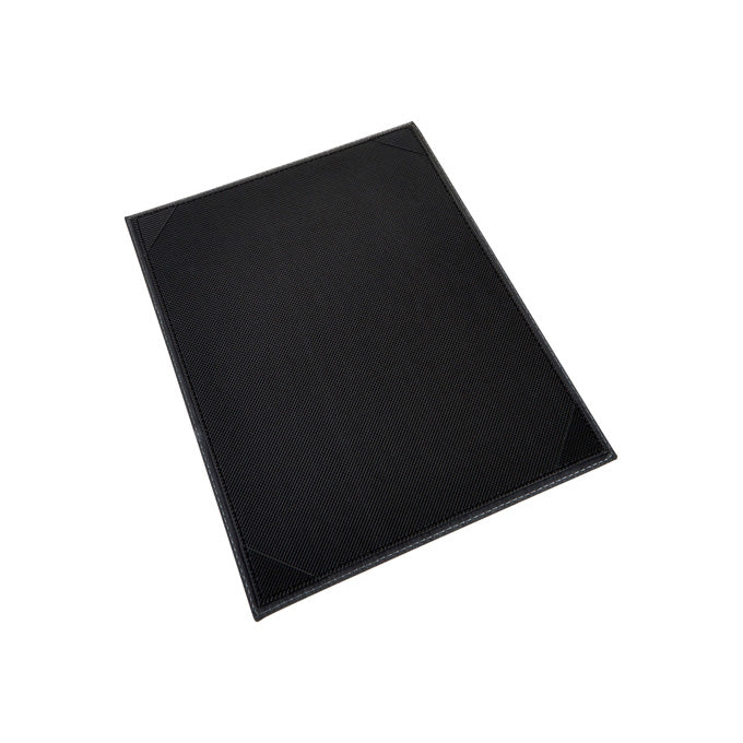 Winco LMS-811BK 8.5" x 11" Single-View Menu Cover - Black