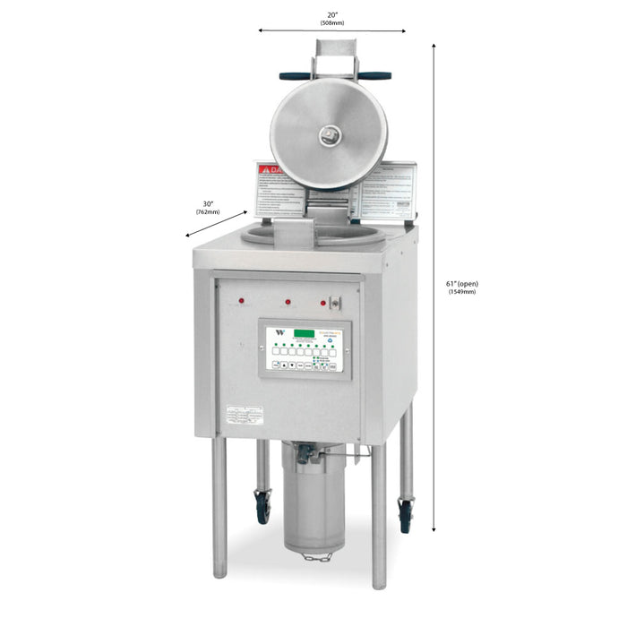 Winston LP56 75 Lbs. Collectramatic Electric Pressure Fryer - 208V / 3 Ph