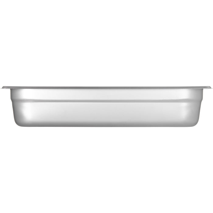 Carlisle 2.5" Deep DuraPan 2/3 Size Light Gauge Stainless Steel Steam Table Pan - MA607232