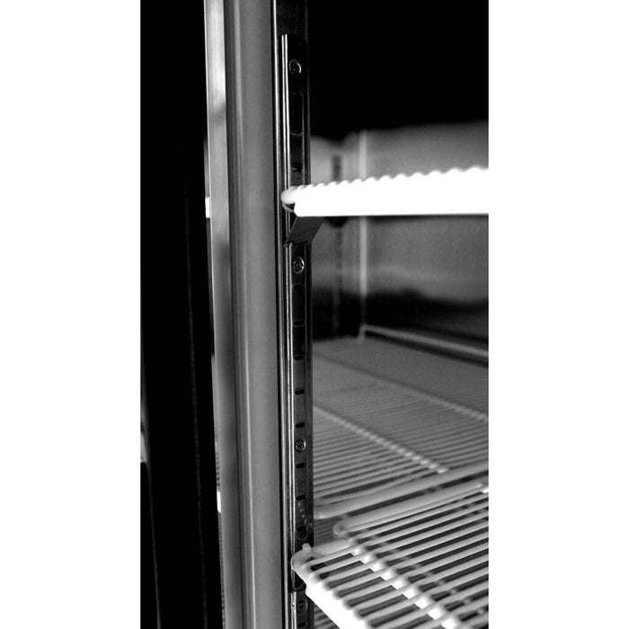 Atosa MCF8709 54" Bottom Mount 2 Sliding Glass Door Refrigerated Merchandiser - 44.85 Cu. Ft.
