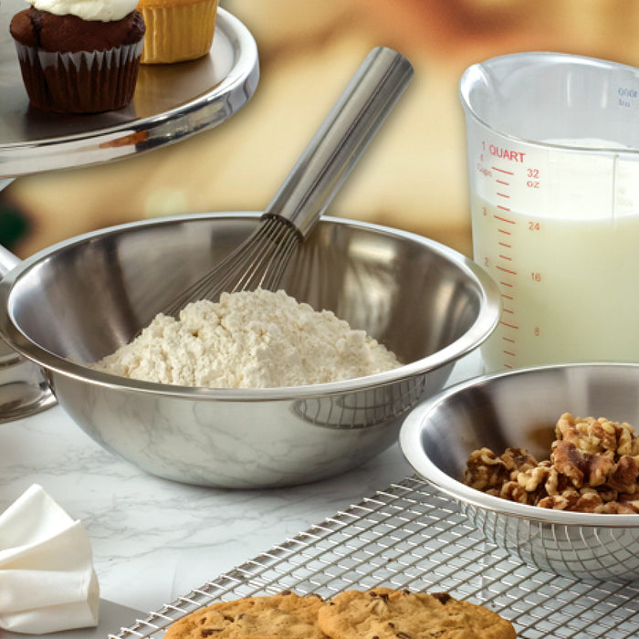 Winco MXB-400Q 4 Qt. Stainless Steel Mixing Bowl