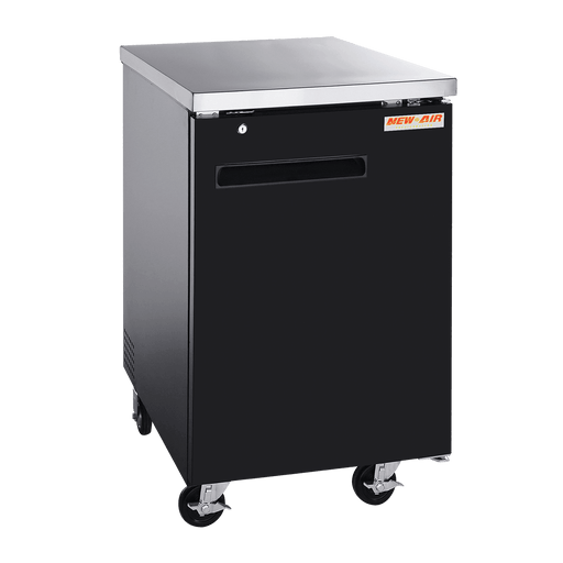 New Air NBB-23-SB 23.5" Refrigerated Back Bar Cooler with Solid Door