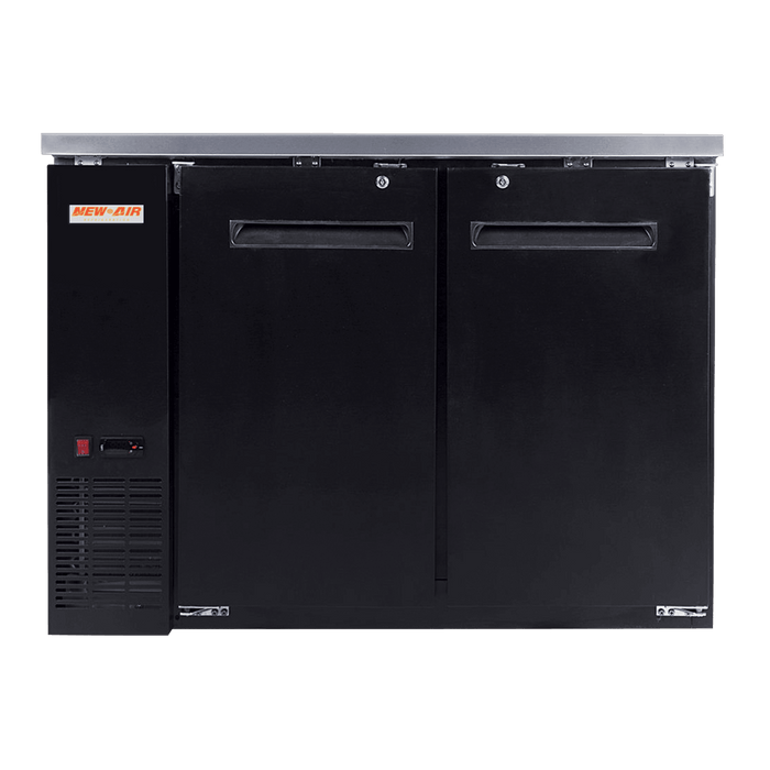 New Air NBB-48-SB-N 49" Solid 2-Door Back Bar Refrigerator
