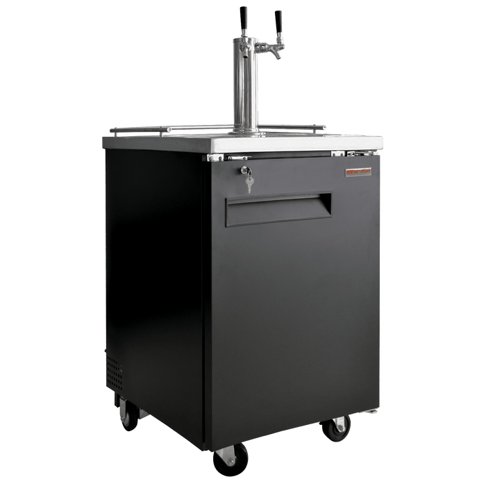 New Air NBD-23-SB 23" Solid Single Door Beer Dispenser