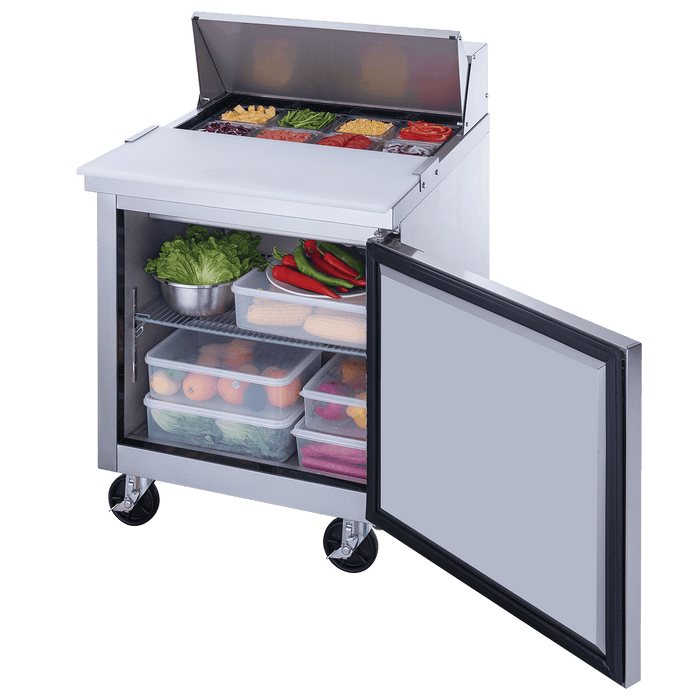 New Air NPT-029-SA 29" 1-Door Salad/Sandwich Prep Refrigerator